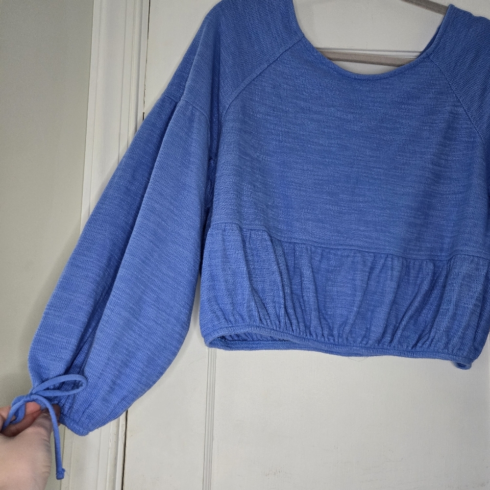 Aerie Blue Small Sweatshirt With Tags - Picture 4 of 8